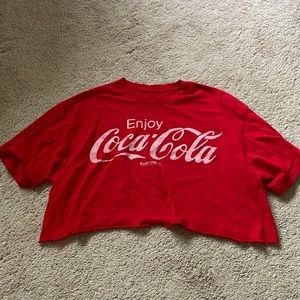 Red Coca Cola shirt from Urban Outfitters